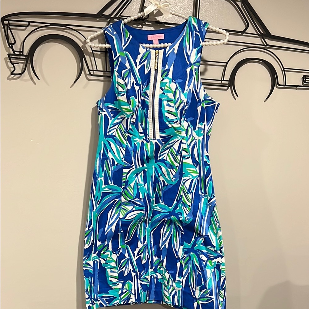 Lilly Pulitzer Blue Halter Sundress Resort Wear